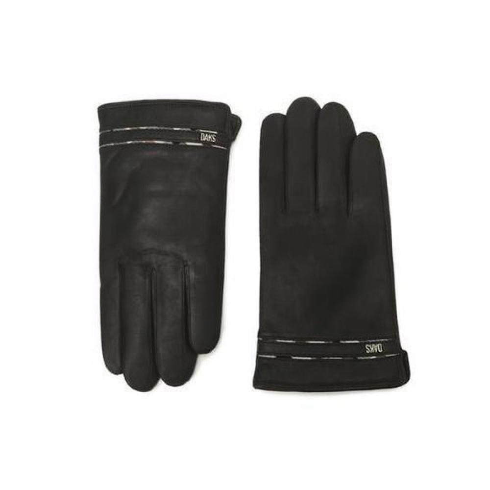 DakS Men S gloveS Black lambSkin touchScreen gloveS Dcgv6f131bk