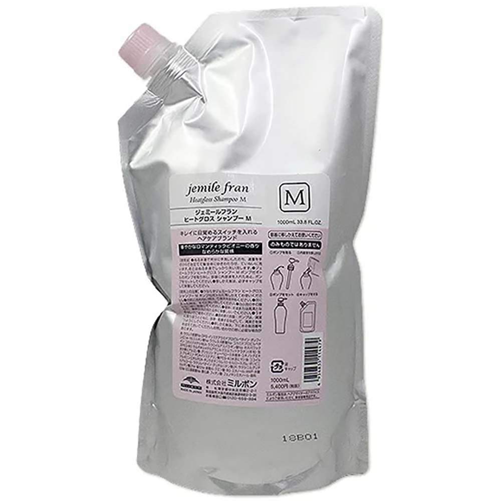 

MILBON Jemile Fran Heat Gloss Шампунь M 1000 мл Запасной блок