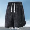 Übergröße 4XL-10XL Mode Sommer Schwarze Shorts für Herren Kleidung Elastischer Bund Lässige Oversize Shorts