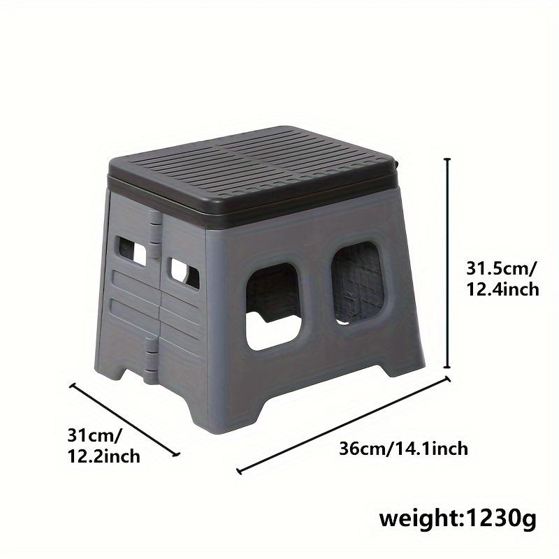 Tragbare faltbare Notfalltoilette mit Deckel für Camping, Wandern & Autoreisen | Langlebiges ABS-Material, Tragbare Toilette für Camping