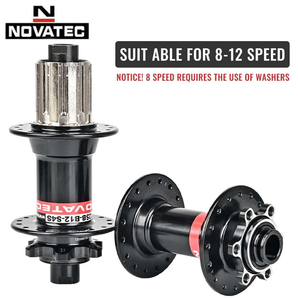 2025 Novatec Bicycle Hub D041SB-B15 D042SB-B12 BOOST Bearing Hub 8/9/10/11/12 Speed Mountain Bike Hub 32H 110*15 148*12MM 32Hole