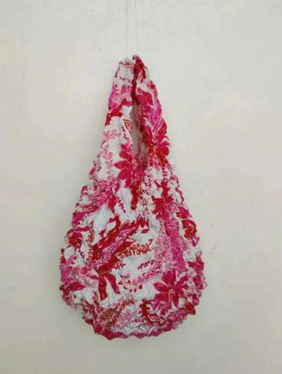 Collapsible Telescopic Pineapple Bun Handheld Shopping Bag