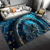 Intricate clockwork design timeless carpet Yoga living room room decor children's crawling mat doormat area rug games mat