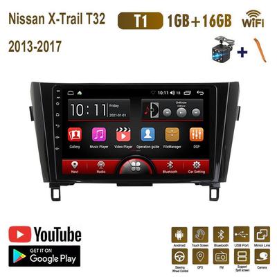 Android Araba Stereo Radyo Nissan X-Trail T32 Qashqai 2013-2017 Multimedya Oynatıcı DVD Hoparlörler Kafa Ünitesi Ses WIFI 1 + 16 GB