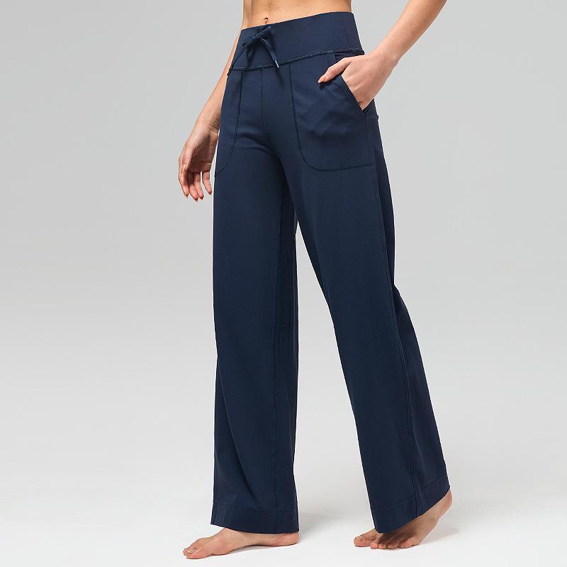 

RUNA PLUS Women s Quick-Dry Wide Leg Yoga Pants - Breathable, Loose, Straight Leg Fitness & Sports Pants. L