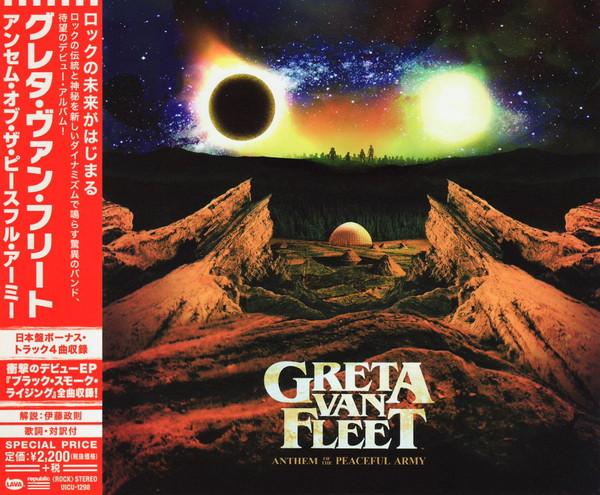 

CD GRETA VAN FLEET Anthem Of The Peaceful Army UICU1298 Lava 2018 Japan Rock Used