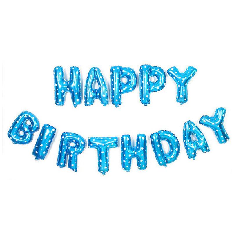 

Birthday Party Aluminum Foil Letter Balloons Set - Perfect for Celebrations and Weddings