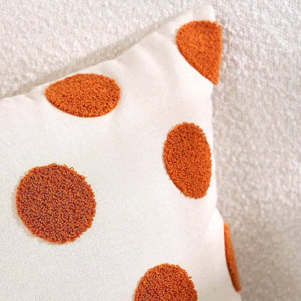 30X50 45X45CM Polka Simple Dot Brown Throw Pillow Cover Nordic Stamping Waist Cushion Cover Decor Home Decorative Pillowcase New
