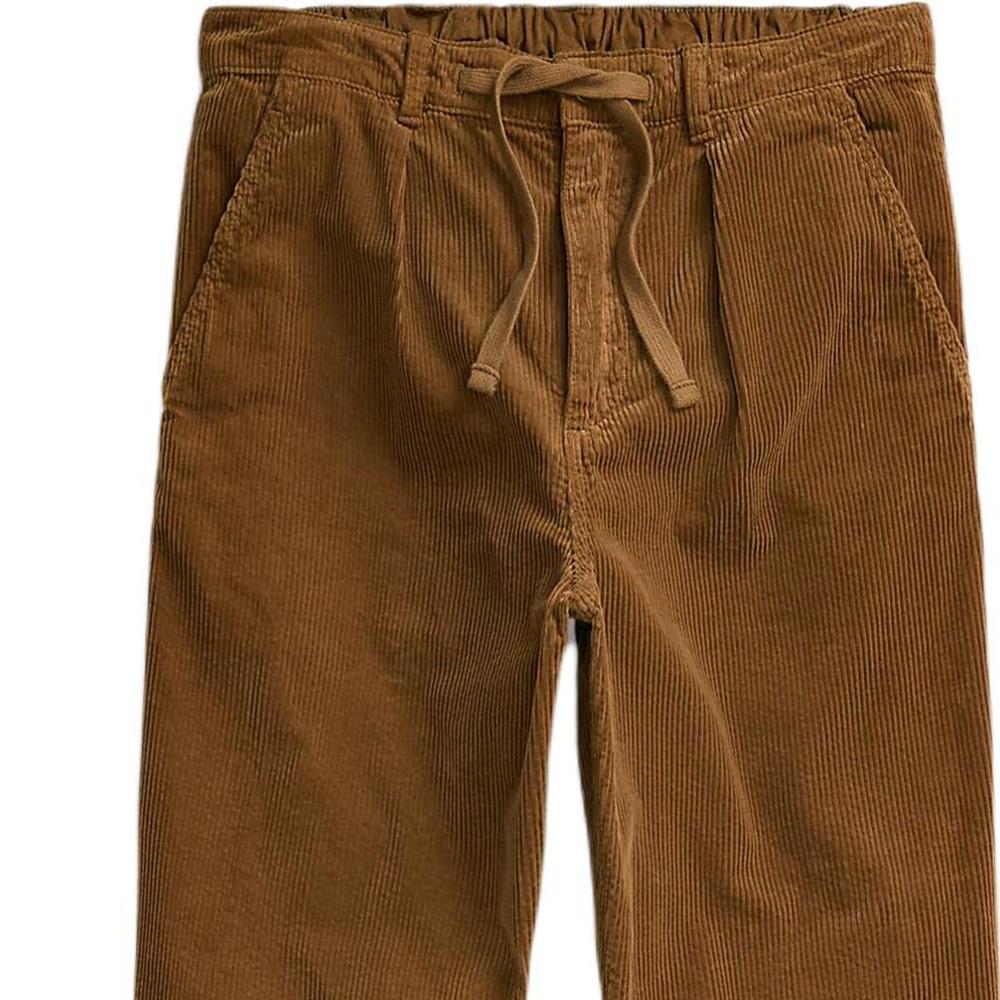 Polo Ralph Lauren Waistband Drawstring Casual Pants Men Bottoms Brown Yellow MNPOPNT14H20072