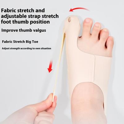 Bunion Corrector Adjustable Big Toe Straightener Hallux Valgus Correction Hammer Toe Separator Orthopedic Bunion Splint Bunion Pain Relief Feet Brace