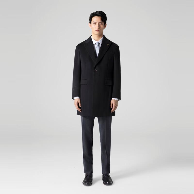 

VICUTU Men s Wool Blend Business Casual Overcoat 2XL (185/104B)