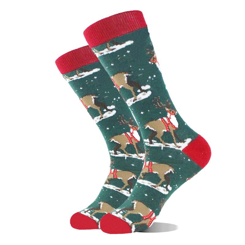 Men Dinosaur Astronaut Planet Crew Socks Harajuku Big Size Sokken Unisex Skateboard Divertidos Happy Design Hip Hop Funny Socks