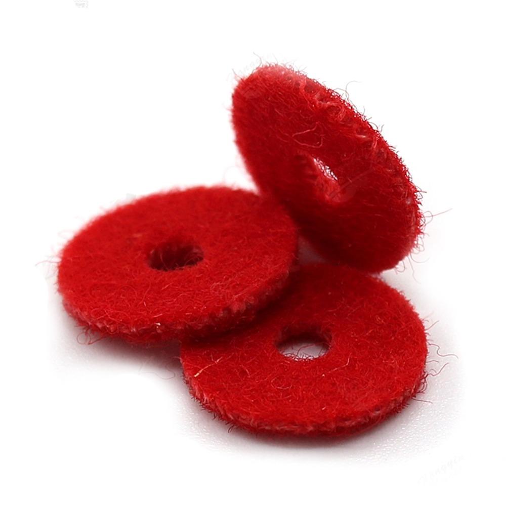 90Pcs 1mm Thicken Piano Front Rail Regulating Piano Keyboard Tuning Felt Ring Pad Keyboard Balance
