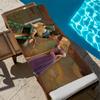 T-tangled niedliches Anime Handtuch Strand Schnelltrocknend Weich Poolhandtücher Geschenk für Reise Fitnessstudio Dusche Camping Sport