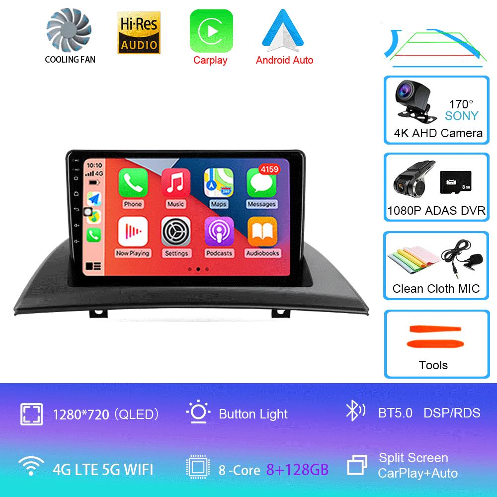 For BMW X3 E83 2004 2005 2006 2007 2008 - 2012 Car Radio Android 14 Navigation GPS Multimedia Player Stereo wifi+4G Carplay BT