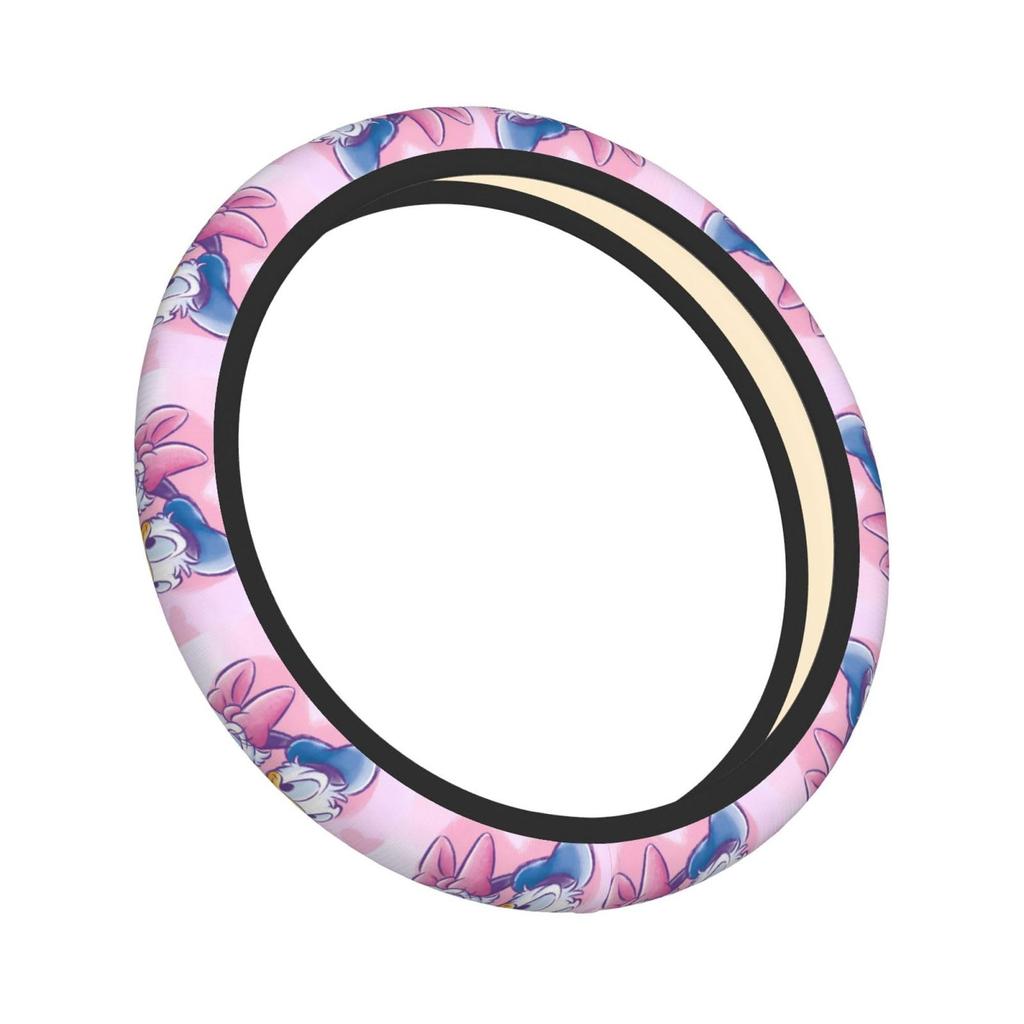Donald Duck Car Steering Wheel Cover, Stylish, Anti-Slip, Stain Prevention, Good Texture, Accessories, Interior