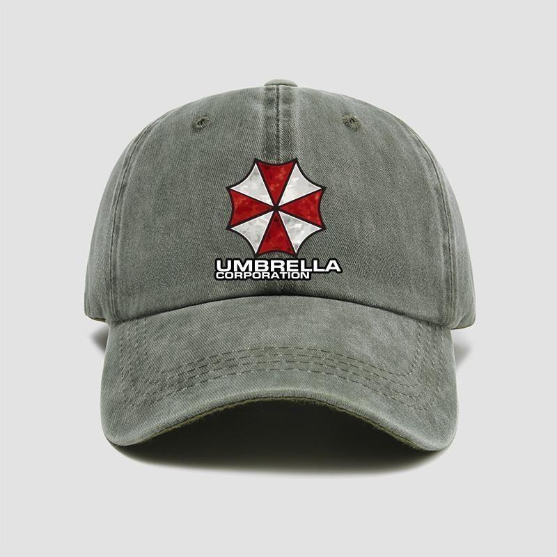 Hat Printed Baseball Cap Men's and Women's Washed Cap Vintage Washed Cotton Baseball Cap Outdoor Casual Peaked Cap