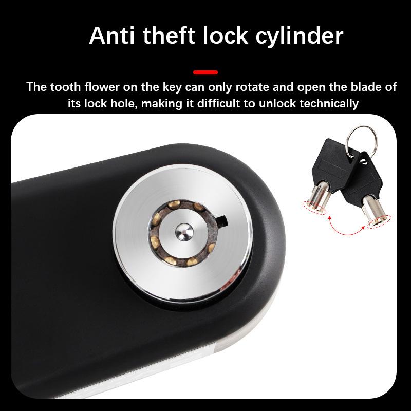 New Motorcycle Alarm Disc Brake Lock Security Moto Wheel Disk Padlock Waterproof 110dB Loud Anti Theft Alarma Motocicleta