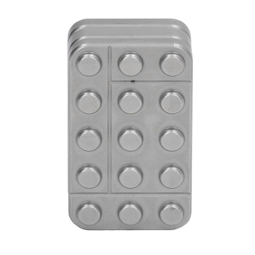 Metall ADHS Autismus Push Slider Spielzeug Erwachsener Büro Schreibtisch Angst Stressabbau Magnetisch 3 Schichten Haptisch