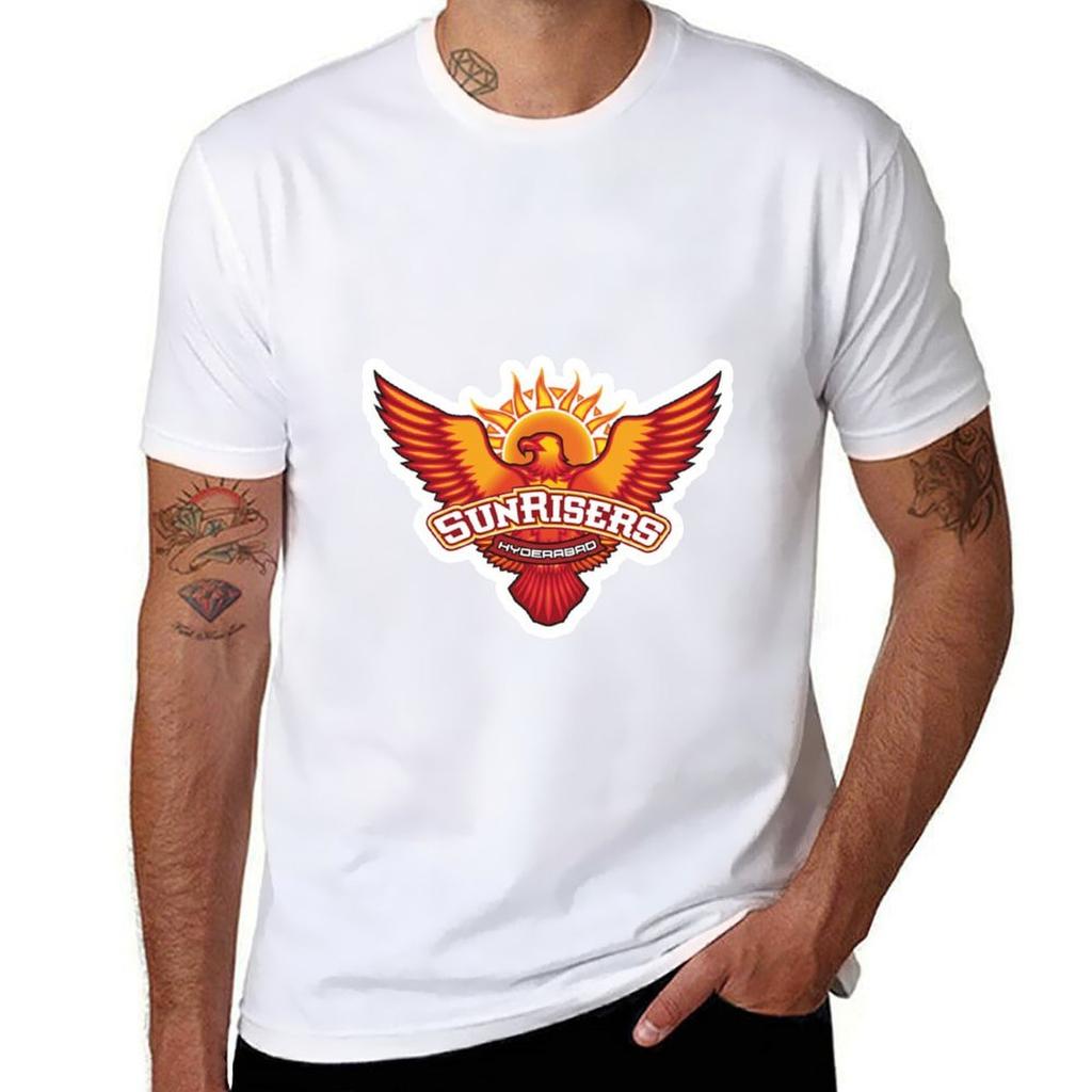 T-shirt IPL SRH Sunrisers Hyderabad Top Casual Leggero a Manica Corta
