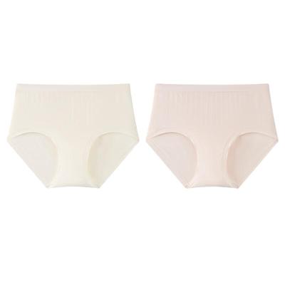Yiershuang Women's Plus Size 7A Antibacterial High-Waist Briefs
