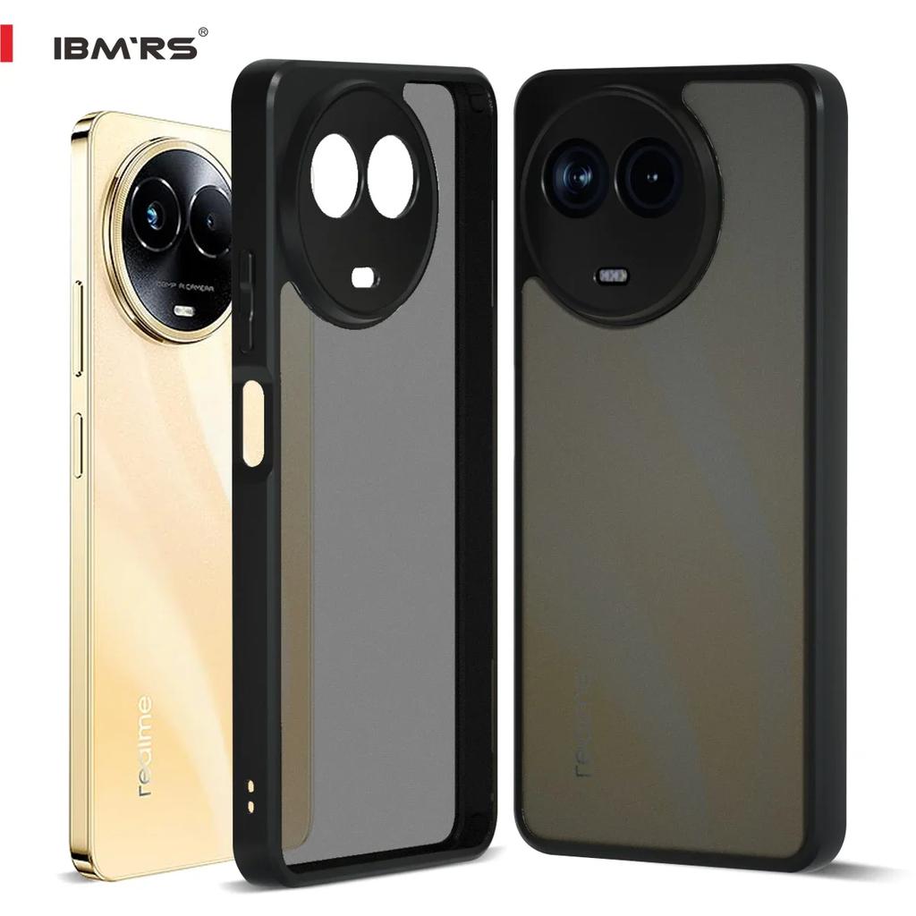 (Comes with wrist strap)Dual Coating Case for Realme 11x 5G, Anti-Fingerprint, Easy to Hold Feels, Phone Cover for Women, Men, Matte, Clear
