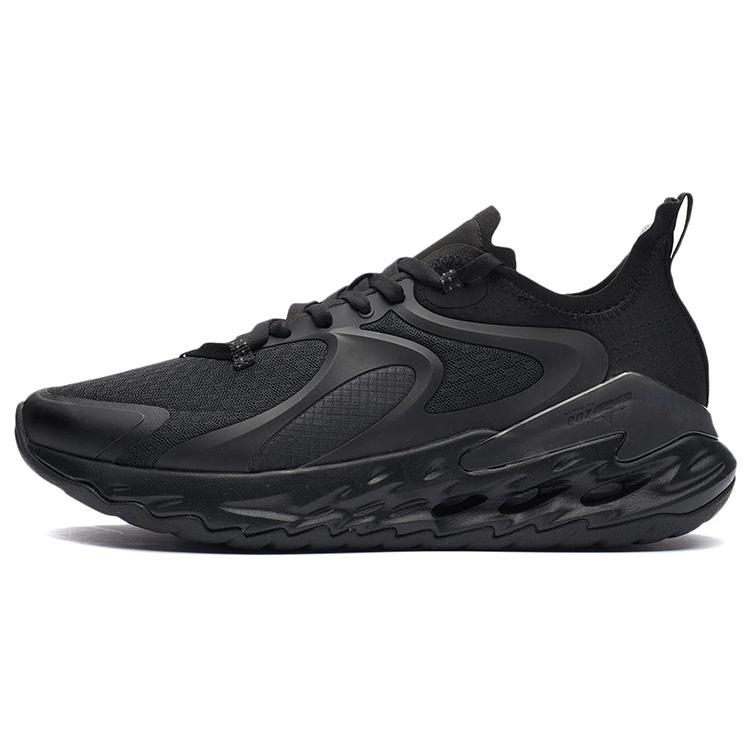 

New LiNing Cushioning Reflective Abrasion Resistant Slip Resistant Low Top Running Shoes Men s Black ARER019-1 41