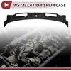 1 Pcs Windshield Wiper Cowl Cover for BMW 335i 2007-2013 Windshield Cowl Replacement No.51717161033 Black Plastic