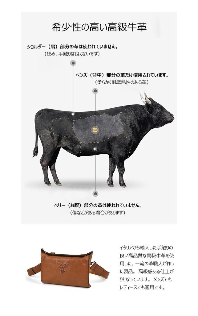 Whatna Antique-Tanned Natural Cowhide Leather One-Shoulder Men's Clutch Bag, Crossbody Bag, Chest Bag, Shoulder Bag, Handbag, Horizontal Style, Small