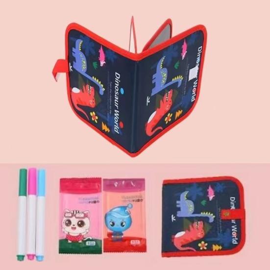 Children Drawing Book with Pens 6/10/14/16 Pages Erasable Painting Book Toddlers Boys Girls Educational