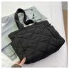 2023 Women's Large Capacity Quilted Nylon Tote - Versatile Autumn/Winter Fashion Shoulder Bag