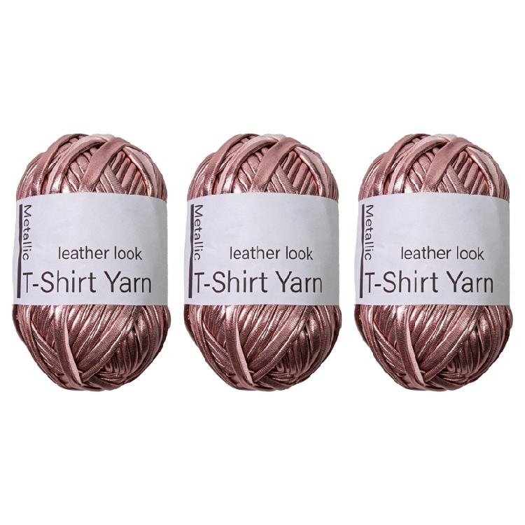 3 Rolls Metallic Polyester Cord 32.8Yard Each Knitting Thread Yarn For Handmade Bag Purses Wallets Braiding Stitching