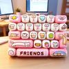 26-Key Cap Keychain Anti-Stress Keycap Clicker Keyboard Fidget Clicker Bag Charm Keychains Keyboard Keychain 1Pc