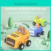 Plastic Pressing Animal Race Car Inertia Slider Toy For Kids Development And Play