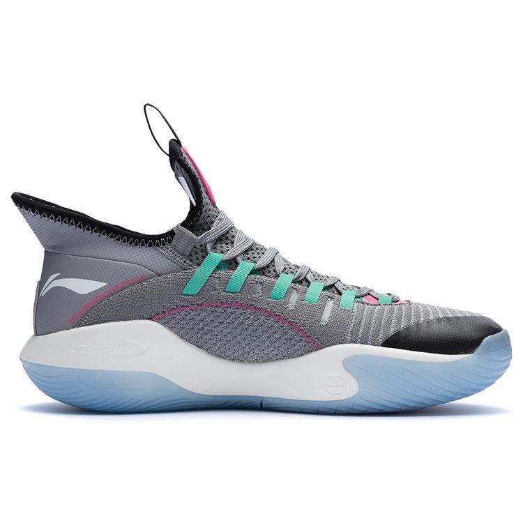 Li Ning Phantom Textil, Synthetikleder, TPU-Dämpfung Rutschfest Abriebfest Abdeckung Halt Niedrig geschnitten ABAR127-6