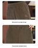High Waist Harem Pants Slim Warm Loose-Fit Trousers for Autumn & Winter