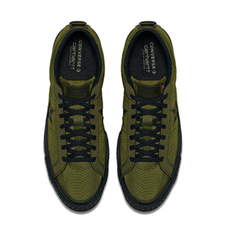 Carhartt WIP x Converse One Star Vintage Low-Top Board Shoes Unisex Military Green