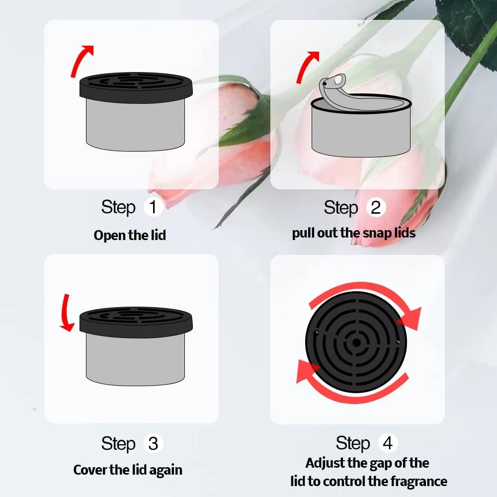 Osvěžovač vzduchu do auta Vůně žvýkaček Organické plechovky Odstraňovač zápachu Nezbytná dlouhotrvající, silná vůně pro domácí šatník