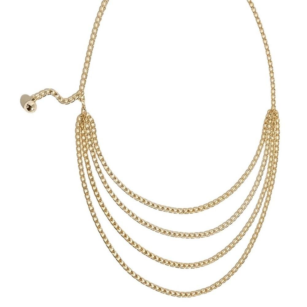 Vintage Tassle Waist Chain Gold Silver Dress Girdle Trendy Hip Hop Waist Chain  for Women