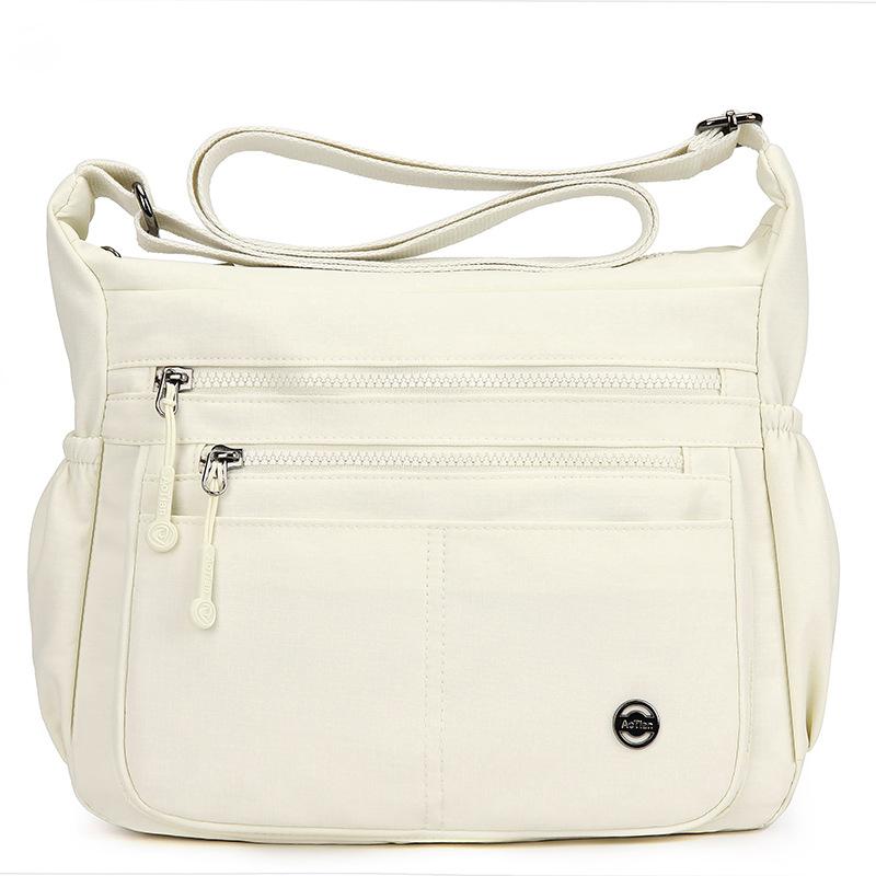 Women's Large Capacity Shoulder Bag Multi-Compartment Lightweight Crossbody Bag