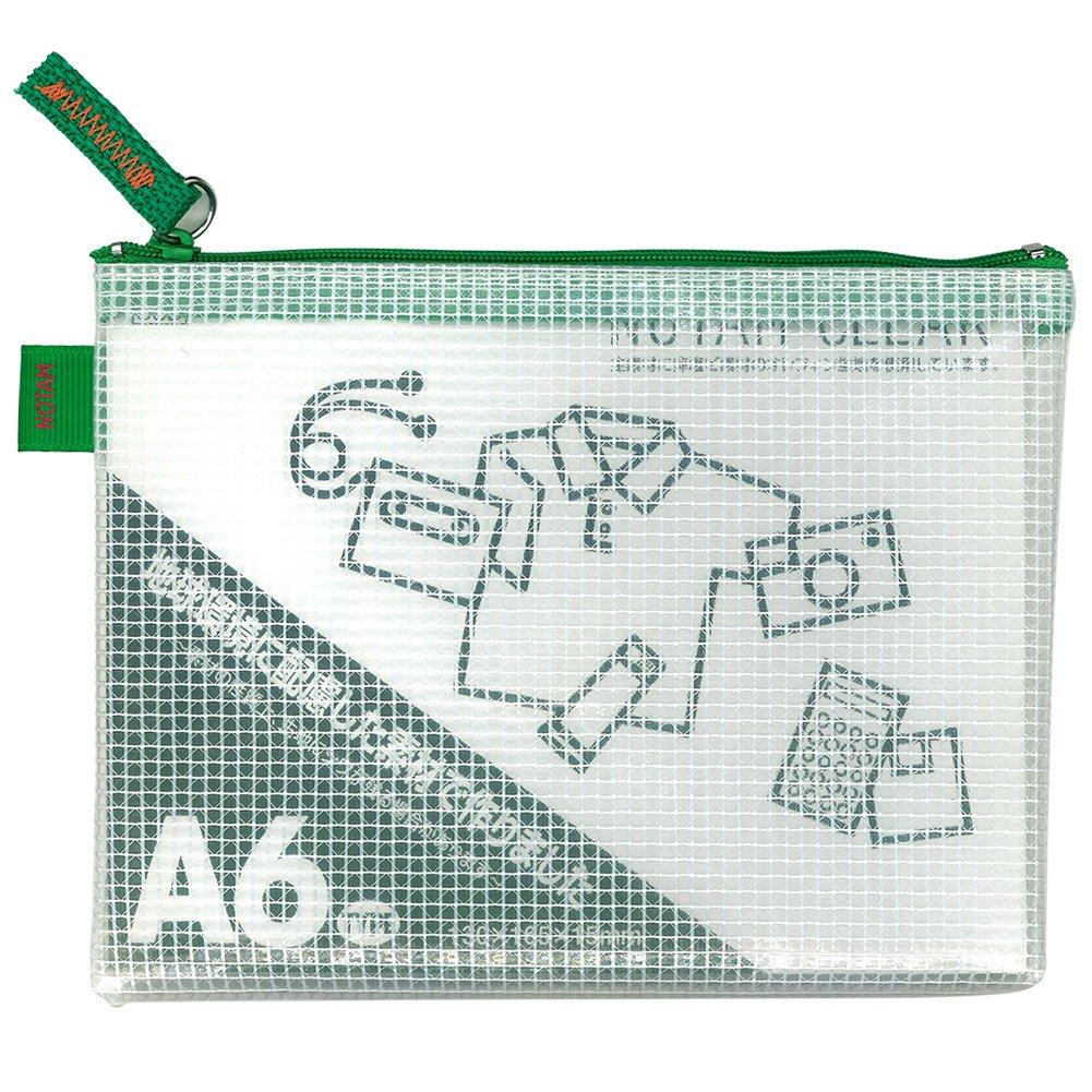 

Sakura Crepas Mesh Case Clear A6 Green 5 pieces UNC-A6#29(5)