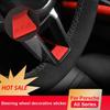Car Emblem Badge Steering Wheel GTS Decoration for Cayenne Macan Panamera 718 911 Trim Sticker Interior Modification