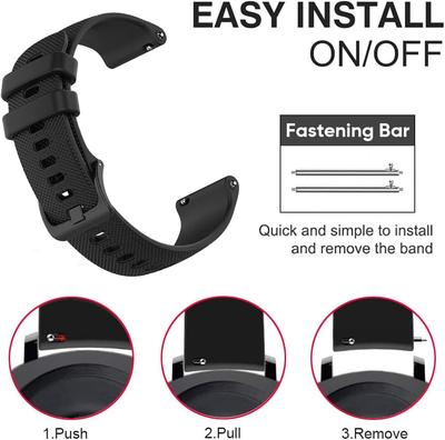 18mm Silikonarmband für Garmin Vivoactive 4S/3S/2S Venu2S/3S Armband für Fossil Damen Gen 4/6 5E 42mm Huawei Watch GT 4/GT4 41mm