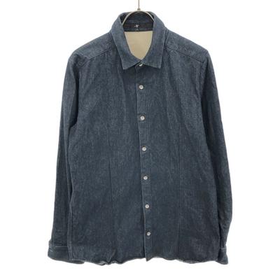 NO ID Long Sleeve Wrinkle Processing Denim Shirt 1 Men's Used