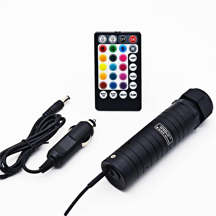 Luces de Estrella para Techo de Coche Dc12V 6W Rgb Led Luz de Fibra Óptica de Plástico Control Remoto RF Control Bluetooth 300 Piezas de Fibra Óptica