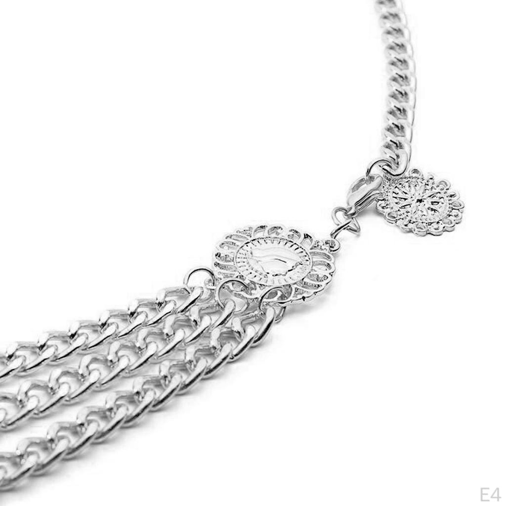 Belly Waist Aluminum Chain Bikini Waistbands Multilayer