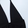 Women Sexy Slim Fit Solid Halter Cropped Cami Top