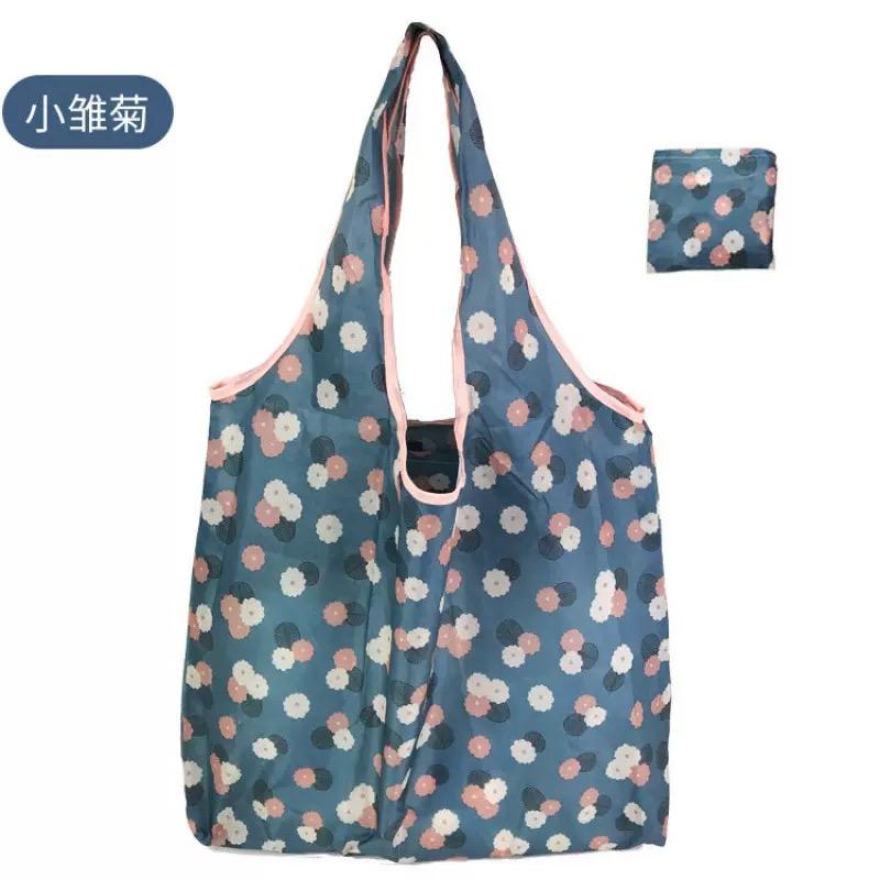 Reusable Shopping Bags Foldable Grocery Totes withZipper Carry Pouch