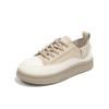 Leather soft-soled white shoes children's spring new versatile lightweight single shoes casual sports shoes board shoes