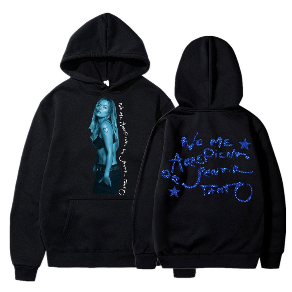Karol G No Me Arrepiento De Sentir Tanto Album Hoodie Mode Herren Damen Kapuzenpullover Sweatshirt Übergroß Fleece Fans Pullover